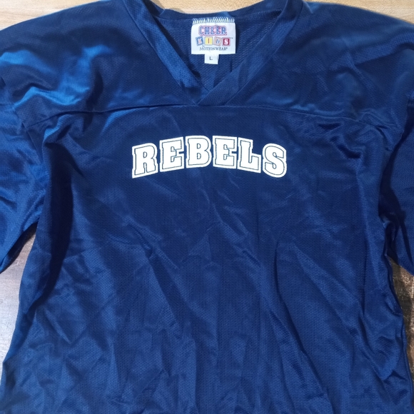 Motionwear Kids Navy Rebels Jersey Size Large - Picture 1 of 9